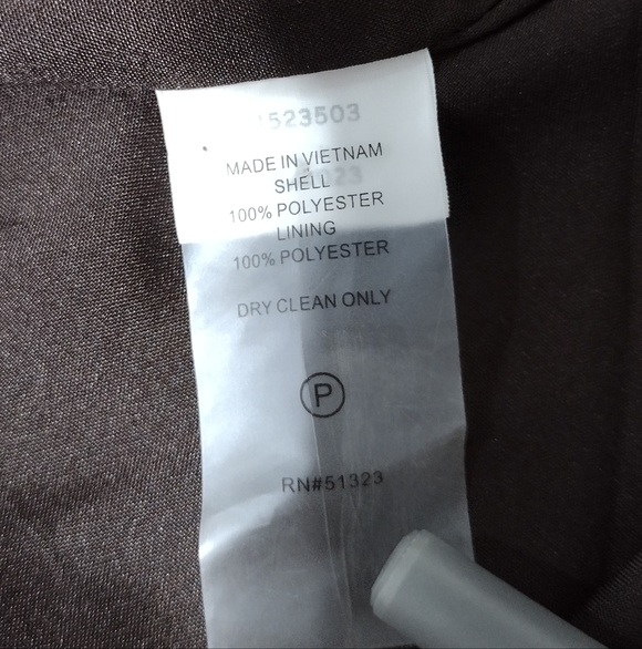 Vince Camuto Plaid Two Tone Double-Breasted Blazer Women's 4 Brown Office Career - Picture 10 of 10